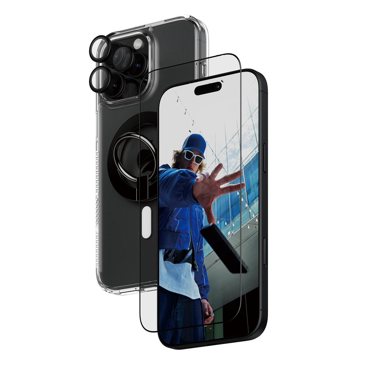 PanzerGlass® 4-in-1 Protection Schutzset für iPhone 16 Pro Max PanzerGlass® 4-in-1 Protection Schutzset für iPhone 16 Pro Max